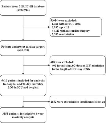 Postoperative anion gap associates with short- and long-term mortality after cardiac surgery: A large-scale cohort study